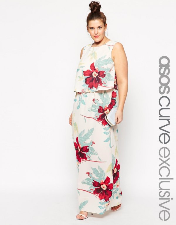 Asos Curve Maxi Dress