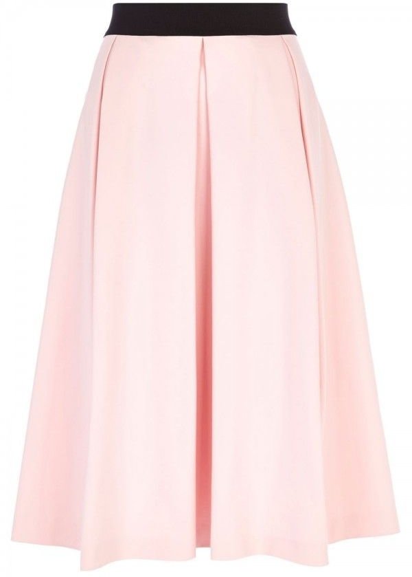 River Island Box Pleat Midi Skirt - 9 Pretty Pastel Midi Skirts to…