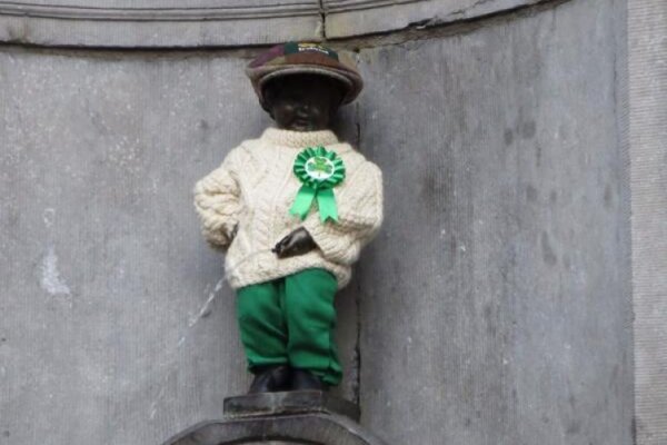 Manneken Pis Statue, Brussels, Belgium