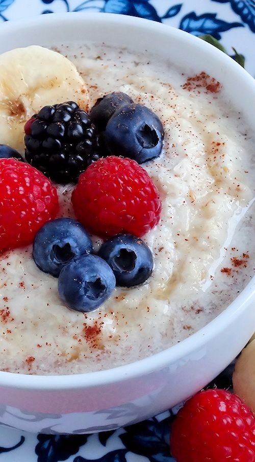 Blueberry Banana Porridge