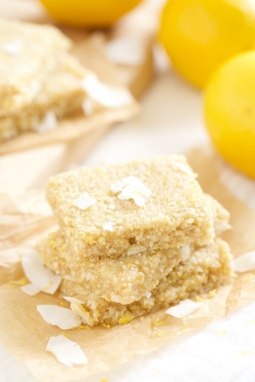 Lemon Meringue Pie Energy Bars