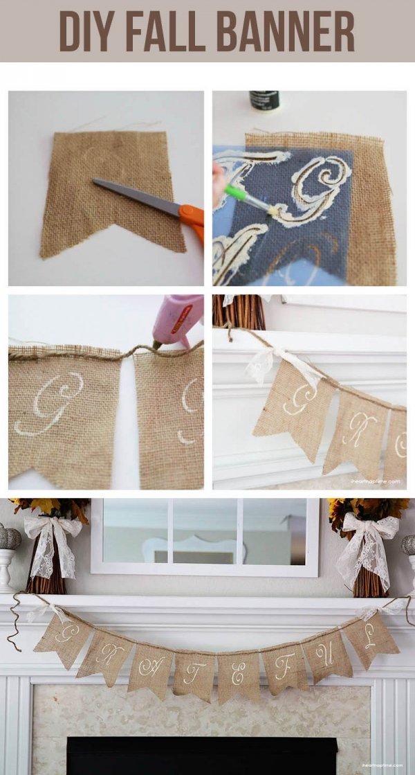 DIY Fall Banner