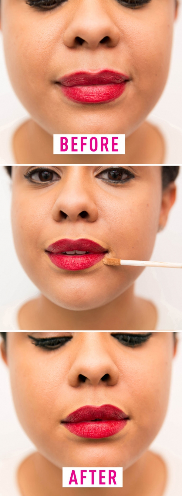 After You Apply Lipstick, Sharpen the Edges