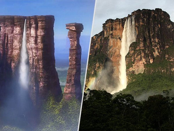 ANGEL'S FALLS, VENEZULA: up