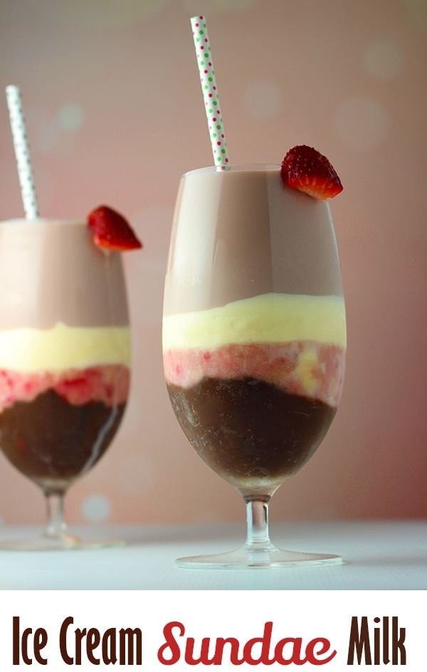 Ice Cream Sundae Milk