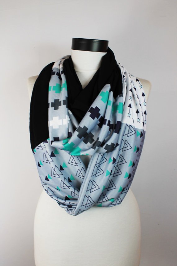 Grey Infinity Scarf