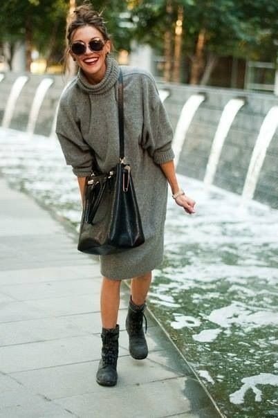 Oversize Sweater Dress