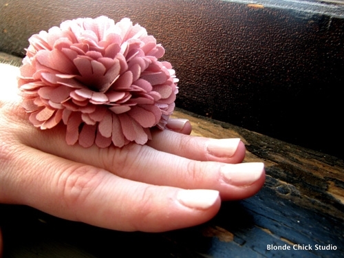 Finger Corsage Ring