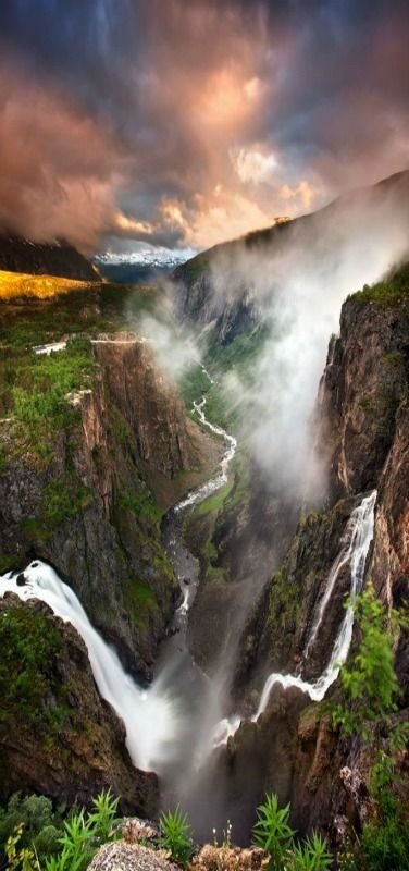 Vøringfossen Waterfall, Iceland