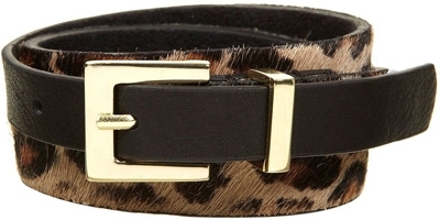 Leopard Leather Belt