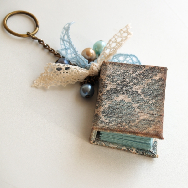 Make a Mini Book Keychain