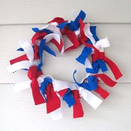 Fabric Wreath