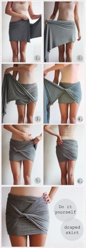 Beautiful Draped Skirt