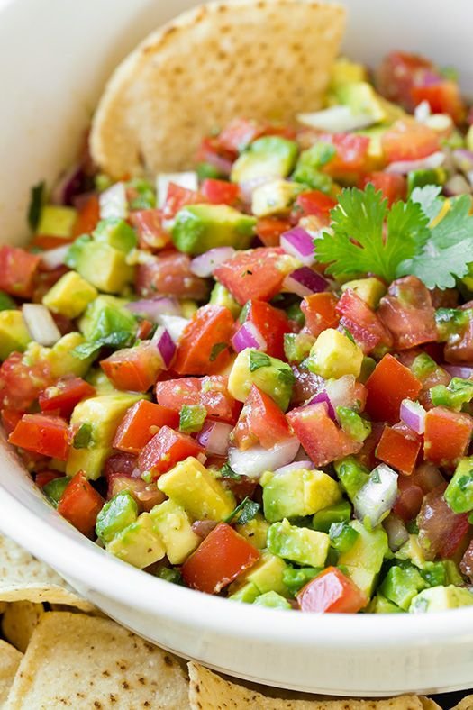 food,dish,pico de gallo,salad,panzanella,