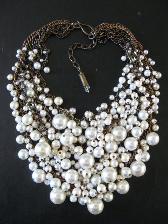 Pearl Bib Necklace