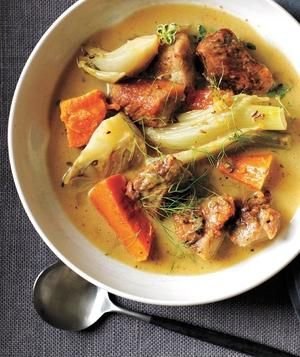 Braised Pork, Sweet Potato, and Fennel Stew