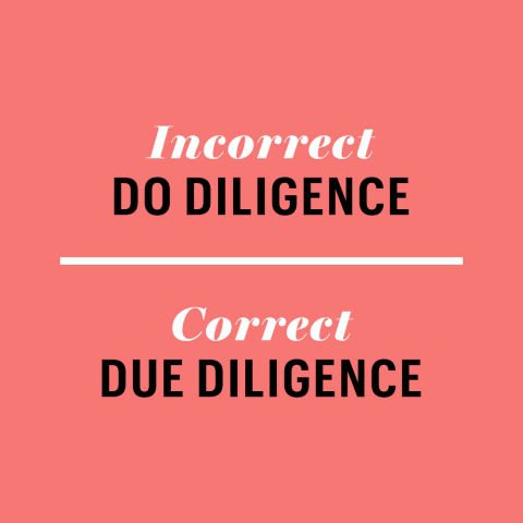 Do Diligence