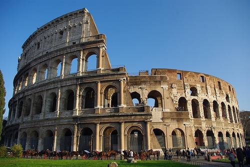 The Colosseum in Rome