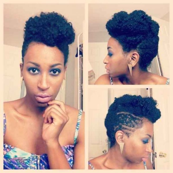 The Pin-up for Short Natural Hair