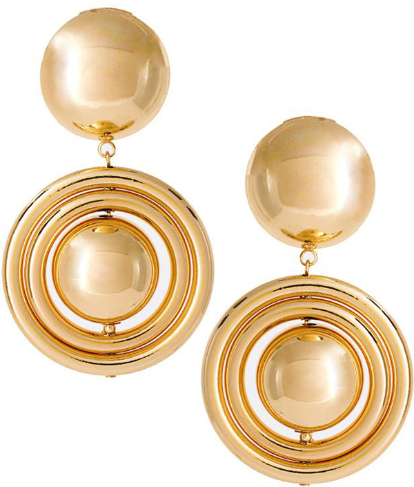 ASOS Bauble Interlink Circle Drop Earrings