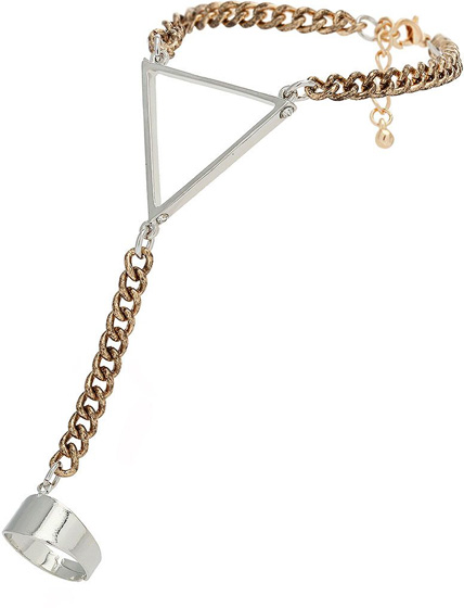 Topshop Triangle Hand Chain