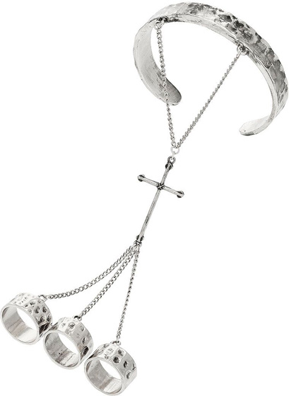 Topshop Cross Cuff Hand Chain