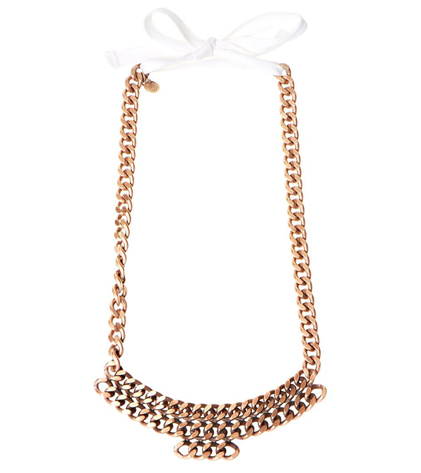 MM6 Rose Gold-Tone Chain Necklace