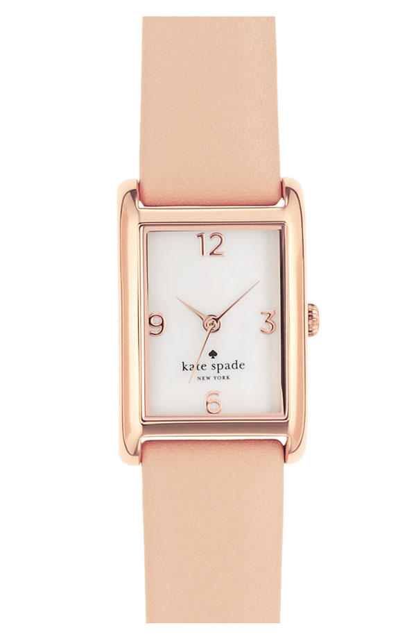 Kate Spade New York Leather Strap Watch