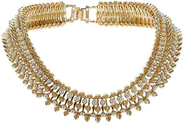 Premium Pearl Spike Collar