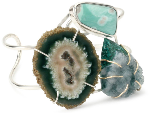 Druzy Stone Cuff Bracelet
