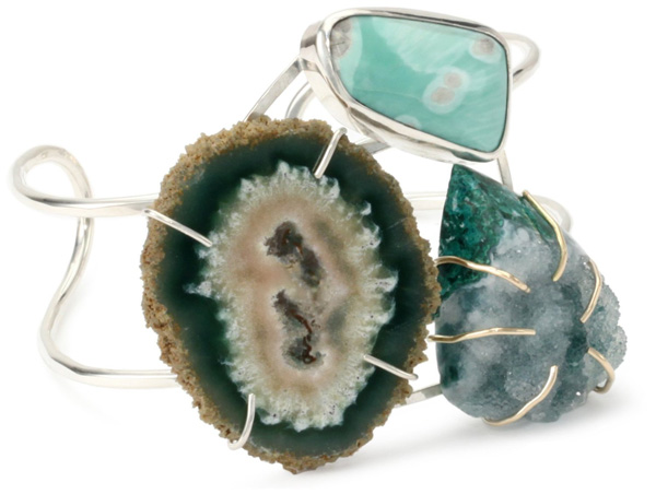 Druzy Stone Cuff Bracelet