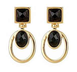 Claudia Lobao Geometric Drop Earrings