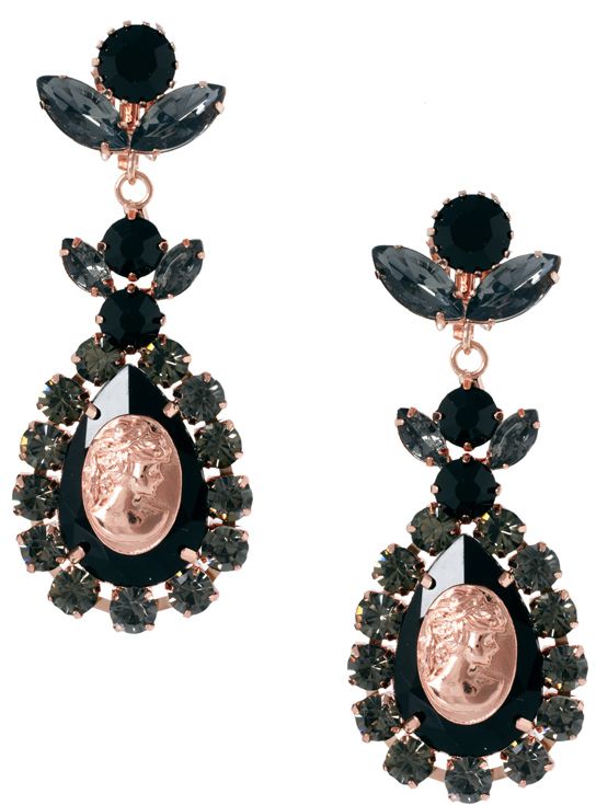 Cameo Drop Earrings