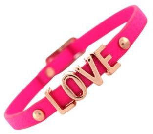 BCBGeneration Rose Gold-Tone Neon Pink Bracelet