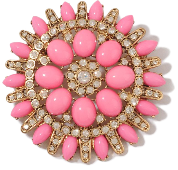 Color Burst Brooch