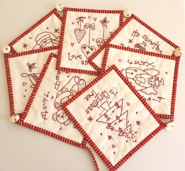 Christmas Stitchery Banner