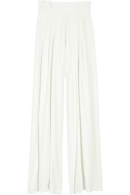 Lover High-Waisted Twill Wide-Leg Pants