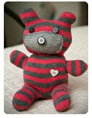 DIY Sock Teddy Bear