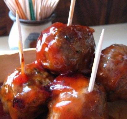 Bourbon Whiskey Meatballs