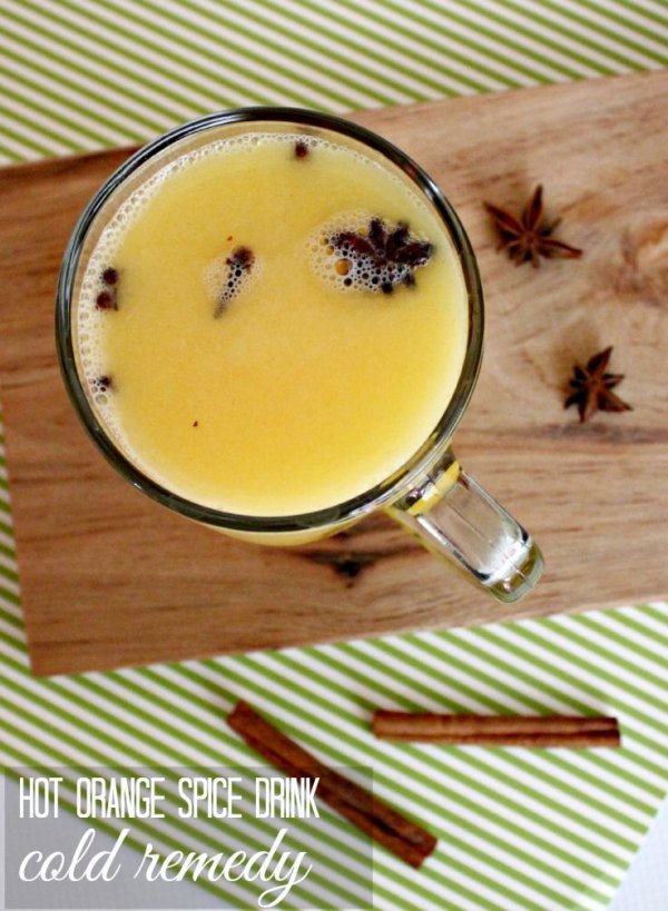 Hot Orange Spice Drink