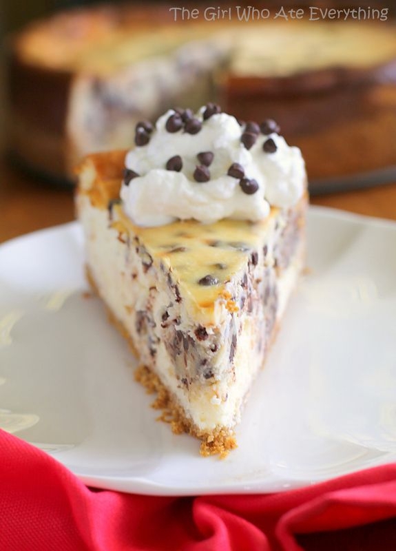 Chocolate Chip Cookie Dough Cheesecake