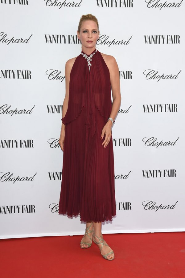 Uma Thurman in Jenny Packham