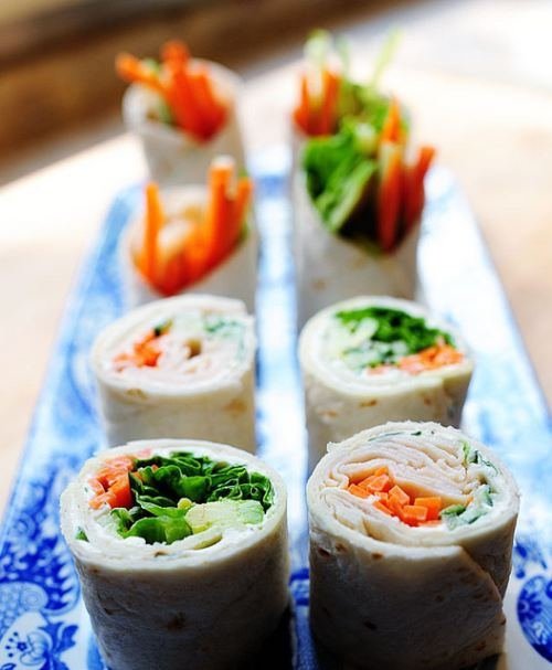 Leftover Turkey Rollups