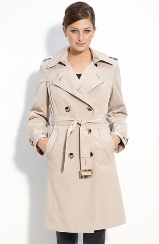 London Fog Double Breasted Trench Coat