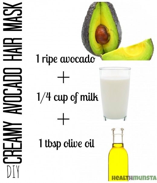 DIY Avocado Hair Mask to Stop Hair Breakage