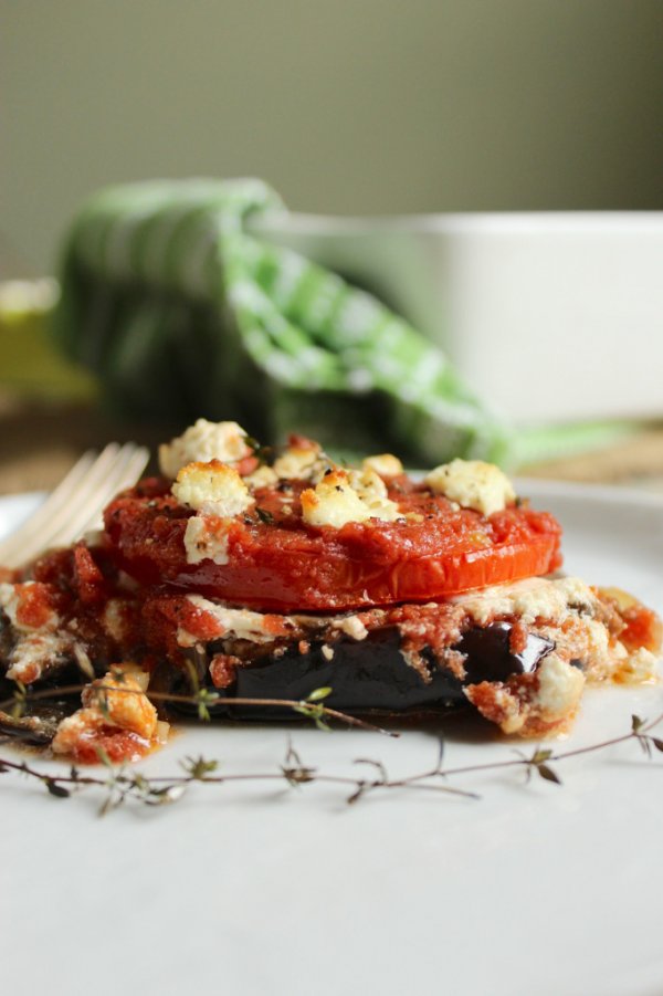 Skinny Eggplant Parmesan