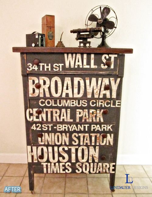 Stencil Street Names of Your Favorite City!