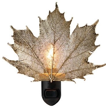 Real Sugar Maple Leaf Night Light