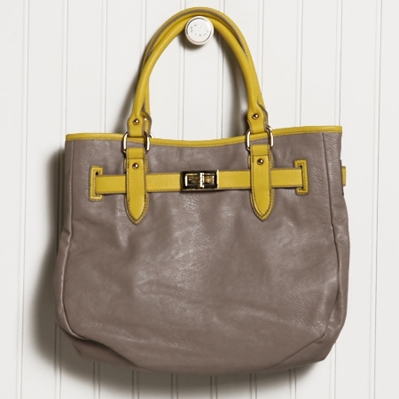 Denise Contrast Satchel by Melie Bianco