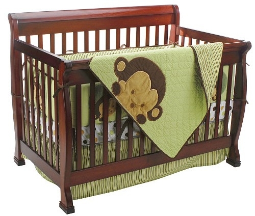 Mod Pod Pop Monkey 4 Piece Crib Bedding Set